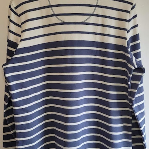 Vintage LL. Bean Shirt White / Grey / Blue Size Large - Picture 3 of 8